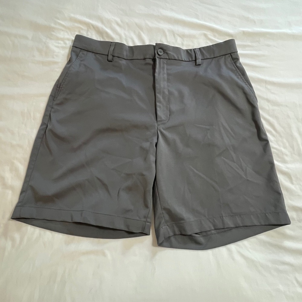 Amazon Essentials Mens Classic Fit Golf Shorts Charcoal Grey Stretch Size 40